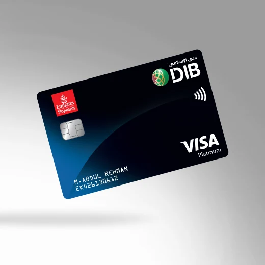 The Emirates Skywards DIB Platinum Covered Card image