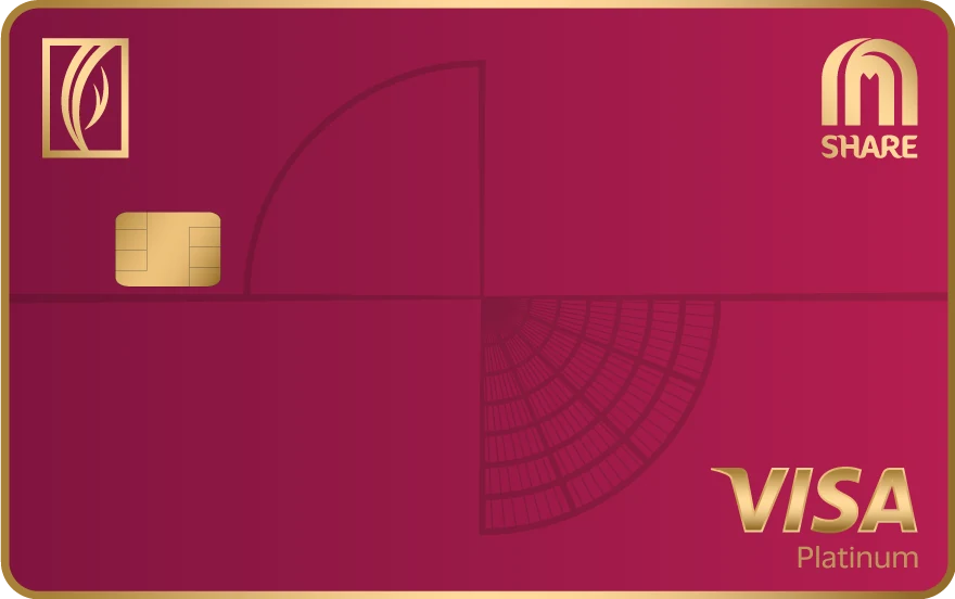SHARE Visa Platinum Credit Card image