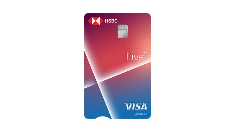 HSBC Live+ Credit Card image