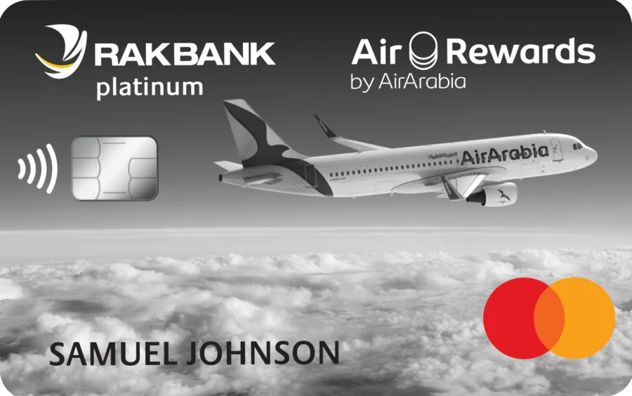 RAKBANK Air Arabia Platinum Credit Card card image